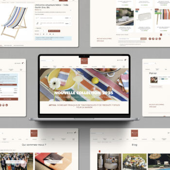 realisation site e-commerce artiga