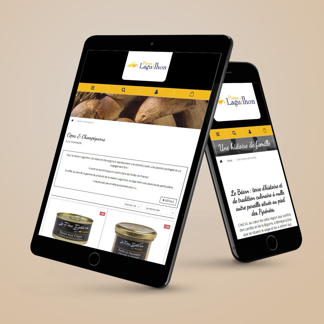 agroalimentaire responsive