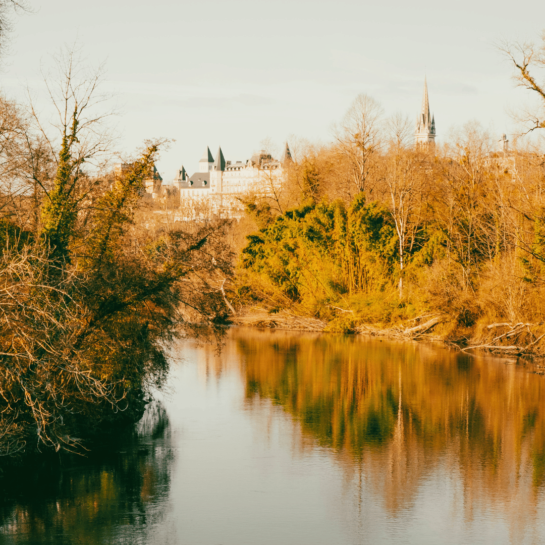 chateau de pau vue par l'agence a