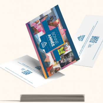 Visuel carte de voeux du Département