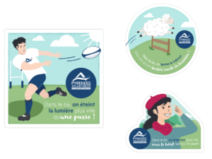 stickers conseil départemental 64