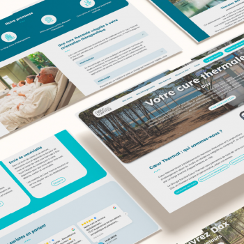 Réalisation de la refonte du site Coeur Thermal